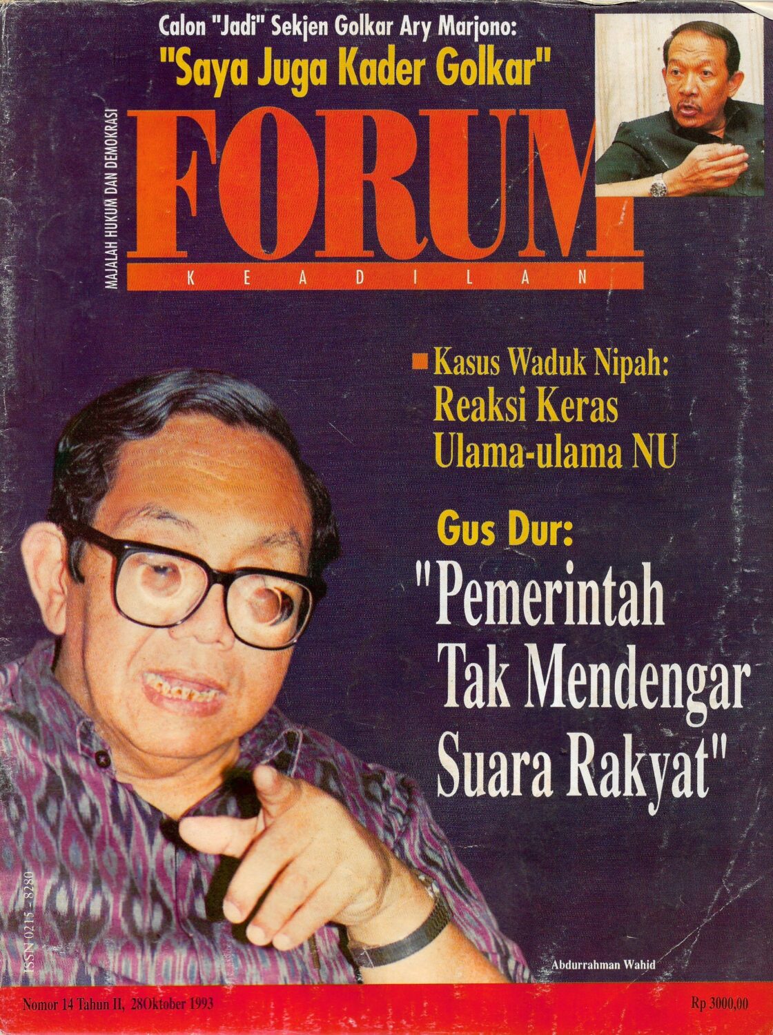 Forum Keadilan, 28 Oktober 1993