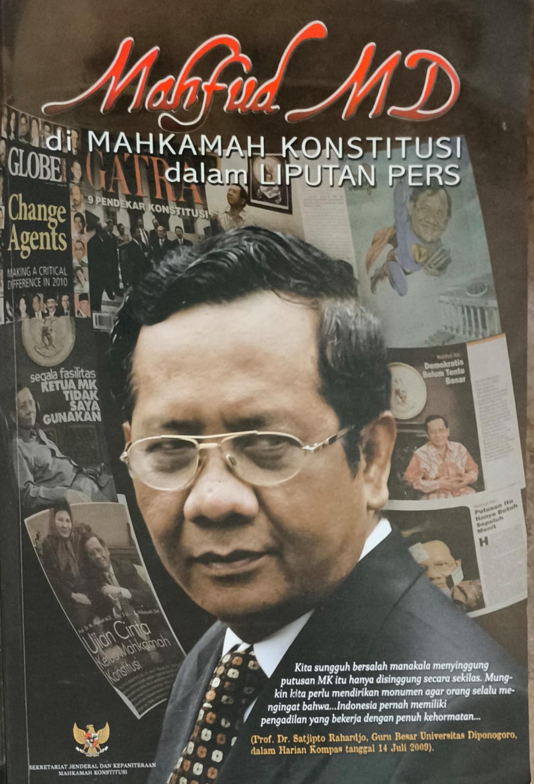Mahfud MD di Mahkamah Konstitusi dalam Liputan Pers
